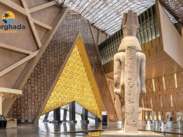 Cairo Day Trip from Hurghada by Plane Pyramids Grand Egyptian Museum and Khan El Khalili