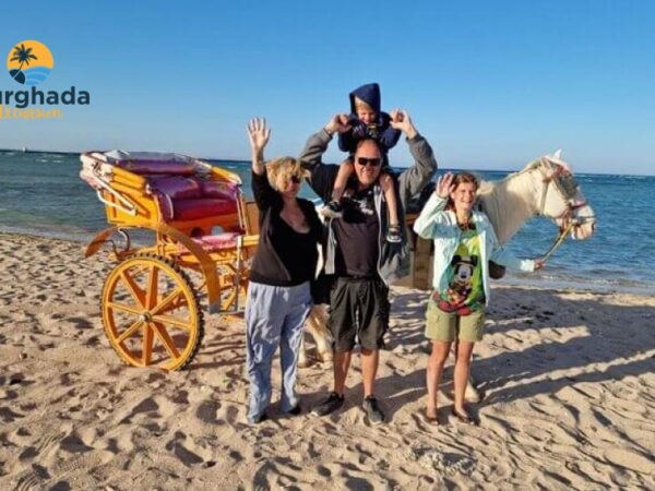 Carriage Ride Hurghada Sunset Horse Drawn Carriage with Buffet Dinner and Show