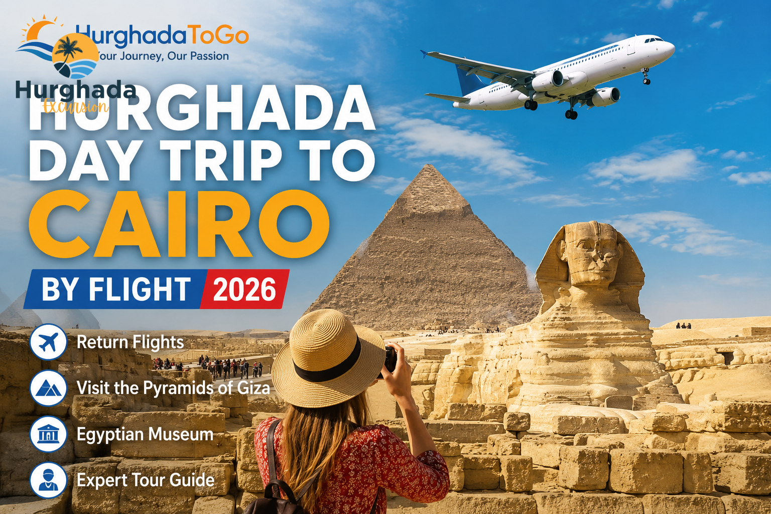 Day Tour to Cairo from Hurghada by Air