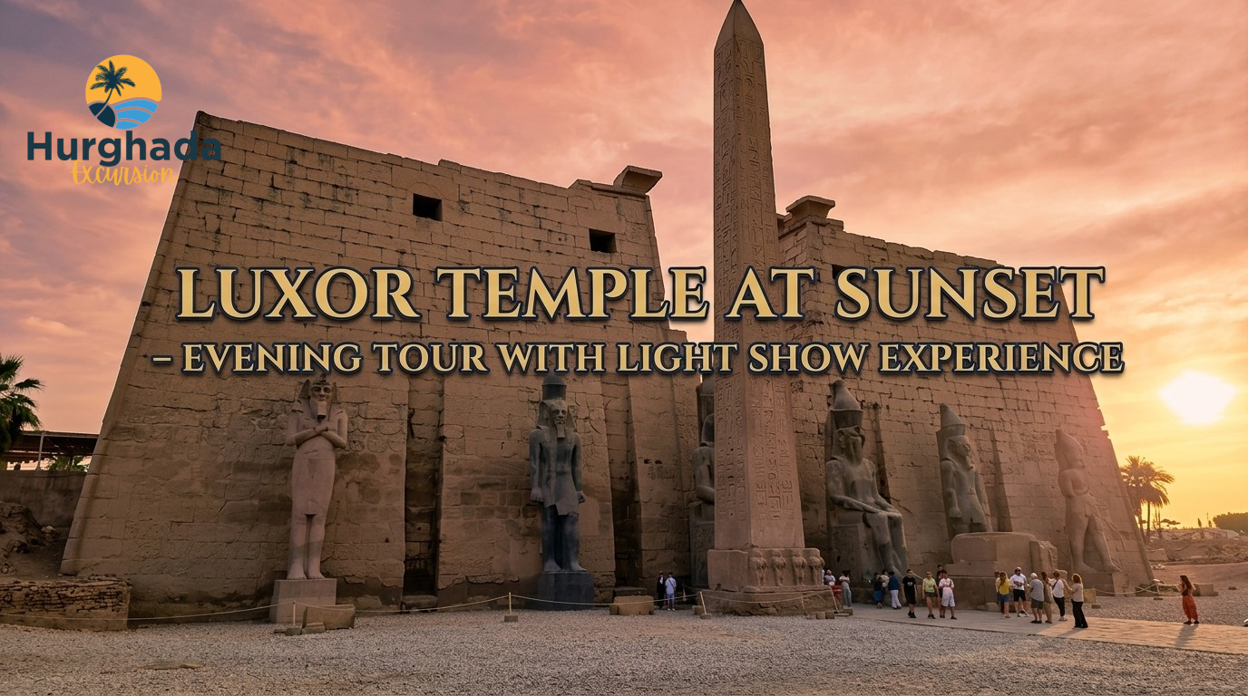 Luxor Temple at Sunset – Evening Tour with Light Show Experience