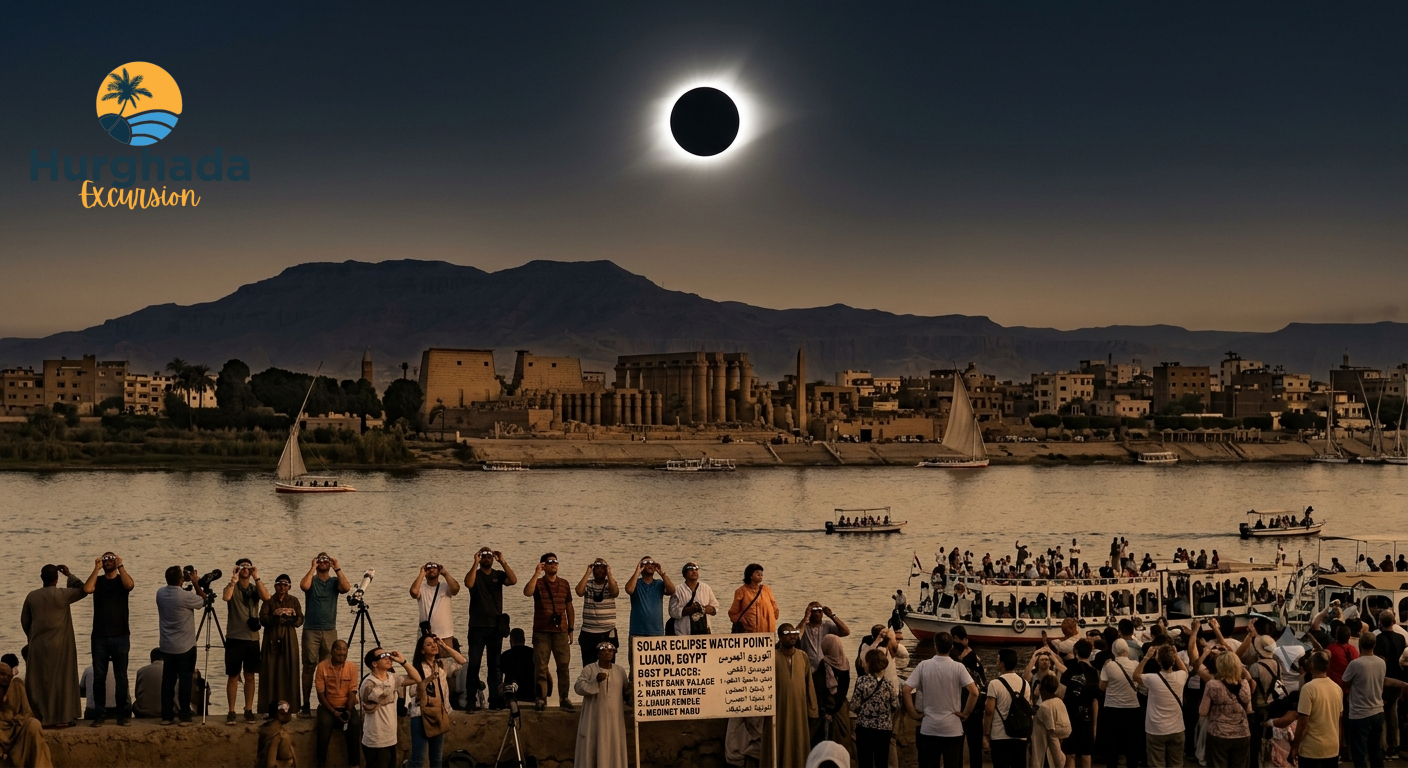Best places to watch the 2027 solar eclipse in Luxor Egypt