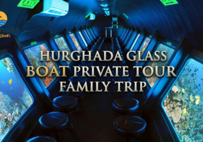 Hurghada Glass Bottom Boat Private Tour Family Trip