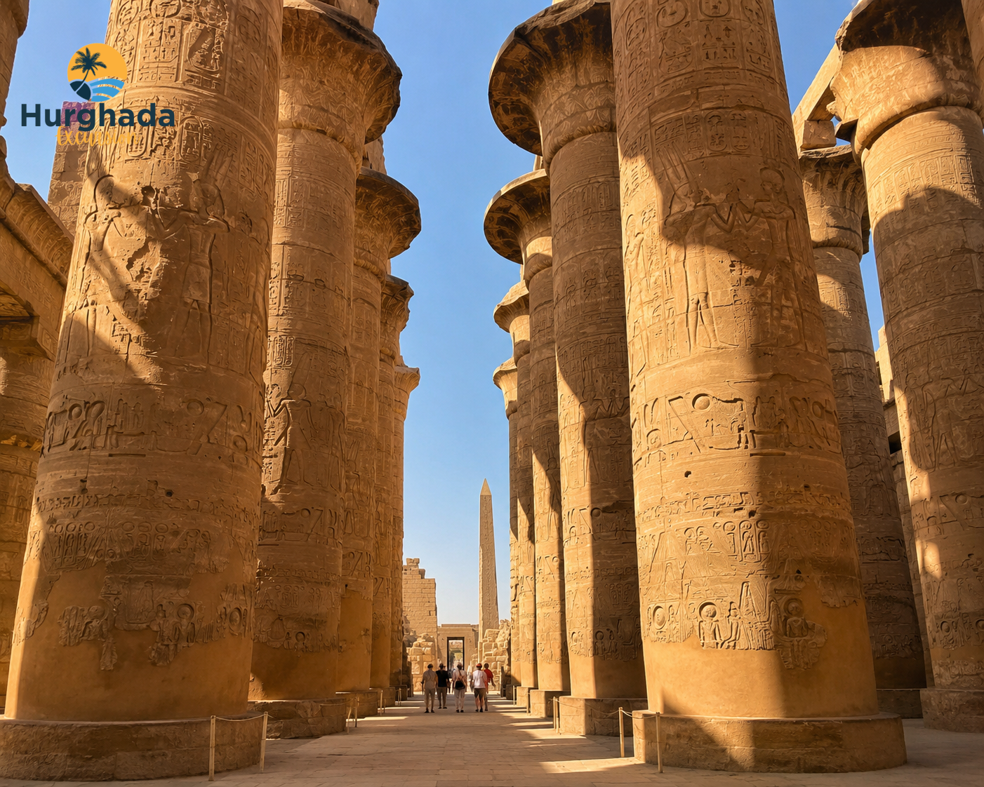 The Towering Columns of Karnak Temple in Luxor