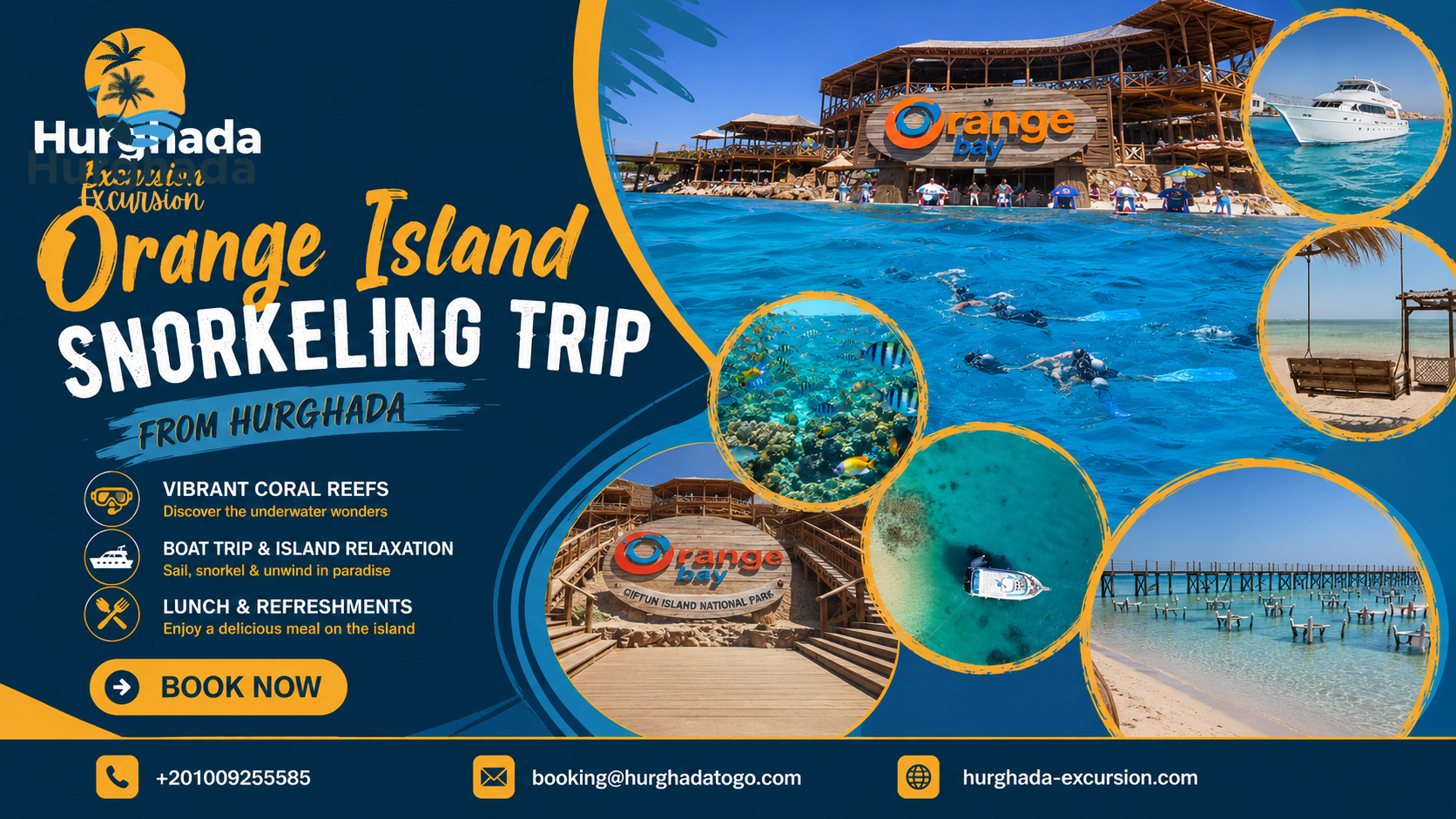 Orange Island snorkeling Trip from Hurghada